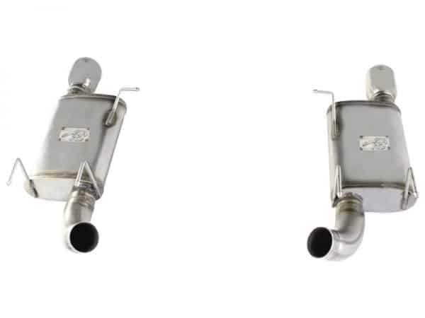 aFe MACHForce XP Exhaust 11-14 Ford Mustang GT V8-5.0L 3in. SS Axle-Back w/Polished Tips - Image 5