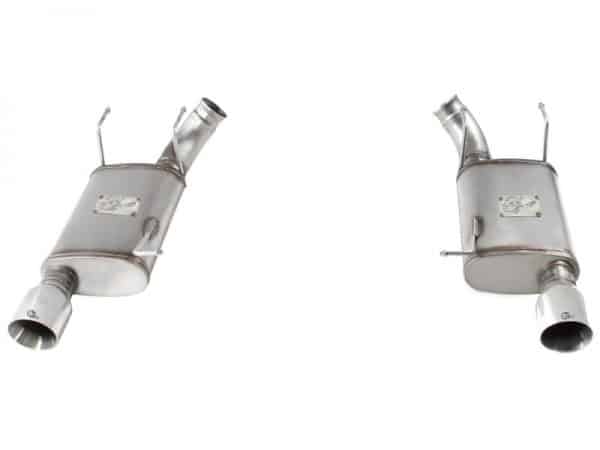 aFe MACHForce XP Exhaust 11-14 Ford Mustang GT V8-5.0L 3in. SS Axle-Back w/Polished Tips - Image 4